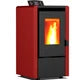 Estufa de pellets Lugo001 6,3 kW – 100 m²