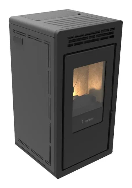 Estufa de pellets ULLER 11 kW Muspel + Wi-Fi, limpieza 10 minutos