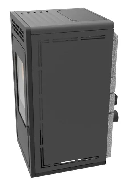 Estufa de pellets ULLER 11 kW Muspel + Wi-Fi, limpieza 10 minutos