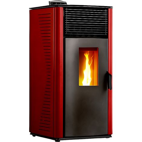 Estufa de pellets de aire Anita 15 kW Sannover Burdeos
