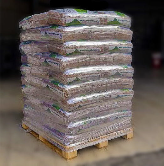 Naparpellet – Palé 70 sacos de pellets