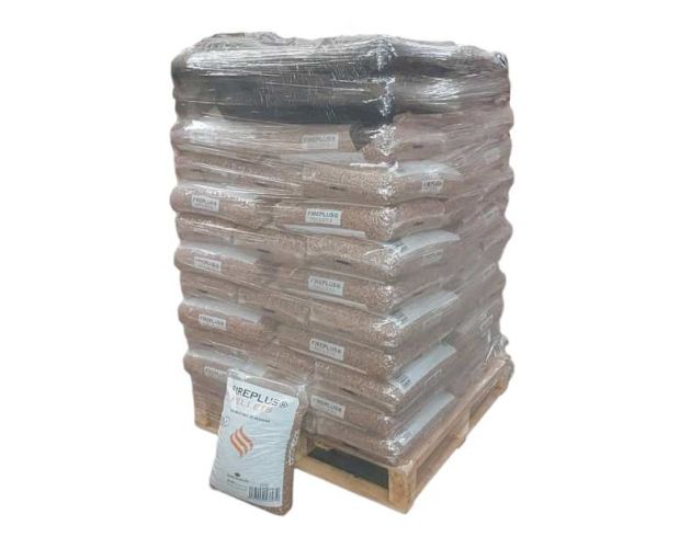 Palet de 77 sacos de pellet Fireplus A1+