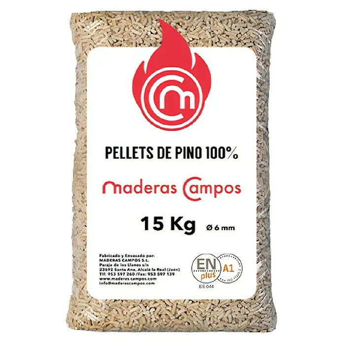 Pellets de madera a Palet (1.050 kg, 70 ud.)