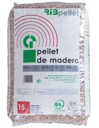RIBPELLET - PELLET EN PLUS A1 - (Palet 77 sacos de 15 Kg.)